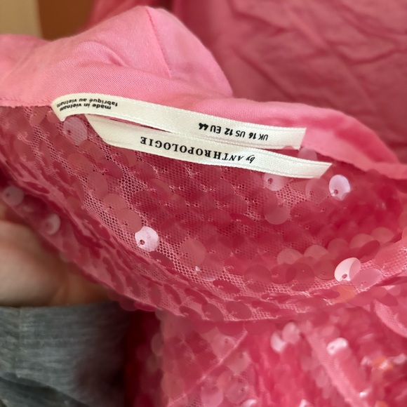 Anthropologie Sequin Drop Back Dress - Picture 4 of 5